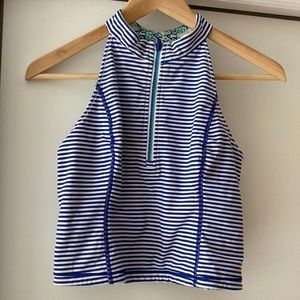 Vineyard vines small tankini swim top tank s striped reversible